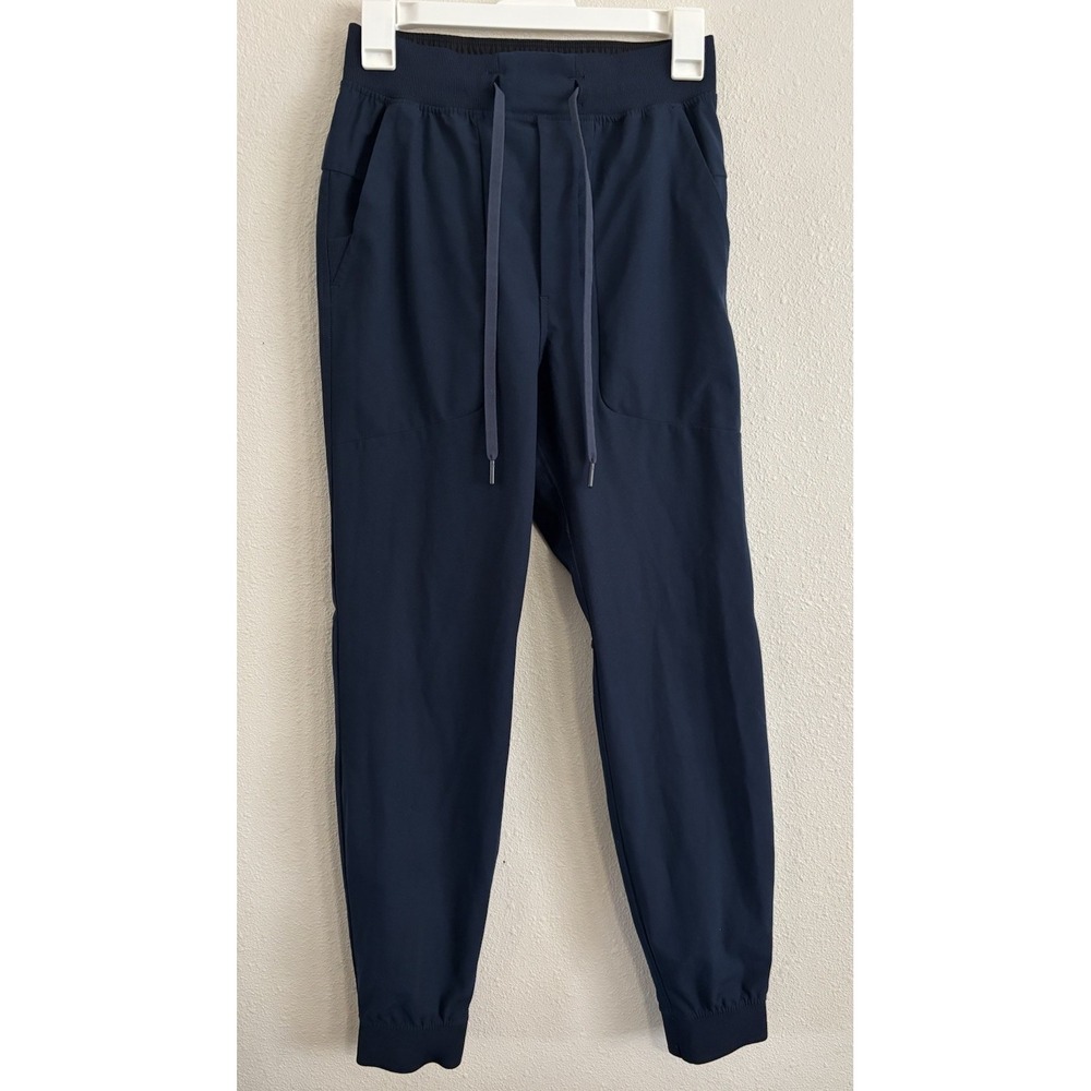 Lululemon ABC Jogger Warpstreme Men's XS Navy Blue Drawstring Pants